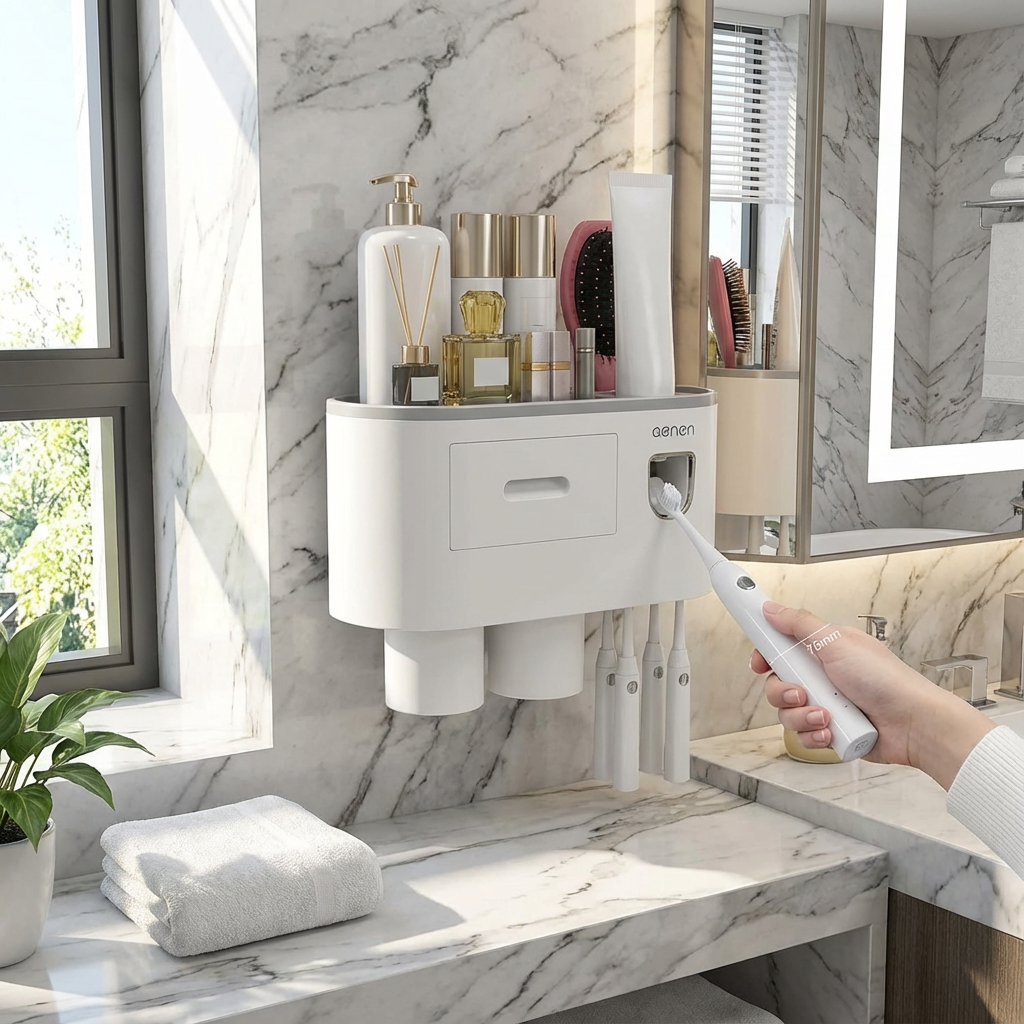 Renli CleanStation™ Wall-Mounted Organizer