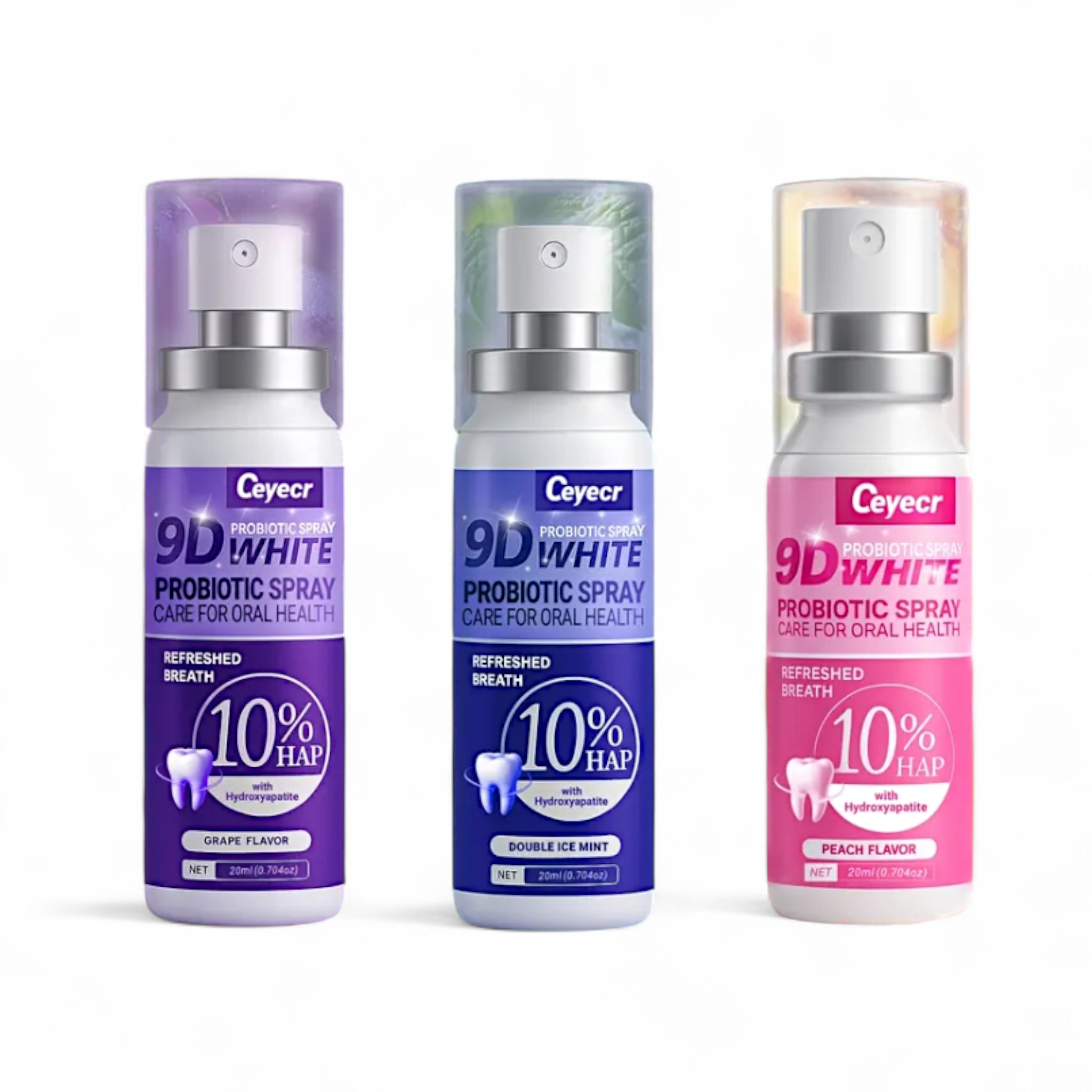 Renli BreathGlo Sprays - pack of 3